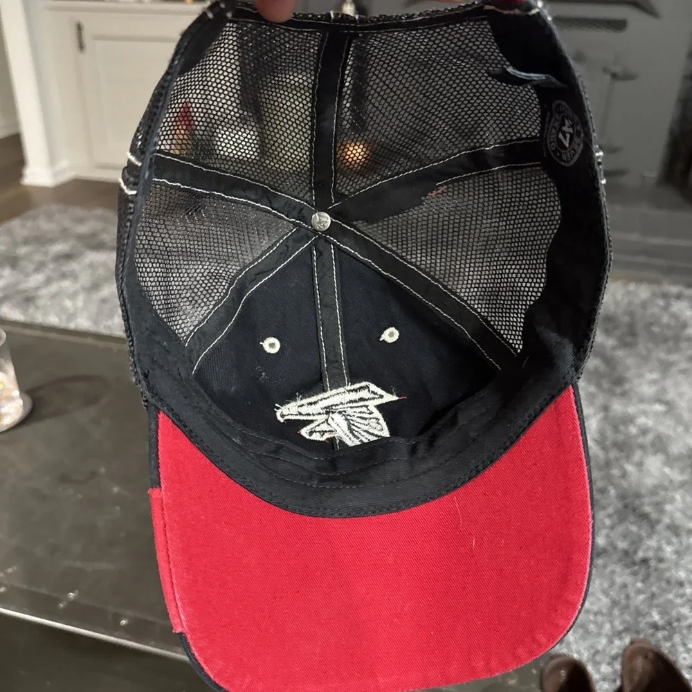 Atlanta Falcons Hat '47‎ Retro Trucker Cap Adjustable Black, Football